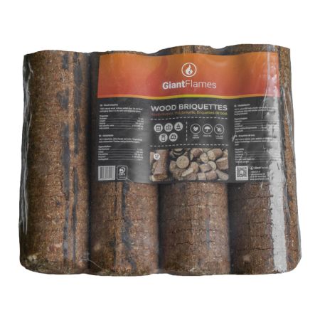 Giant Flames Holzbriketts 95 Packungen x 4,8 kg (456 kg)